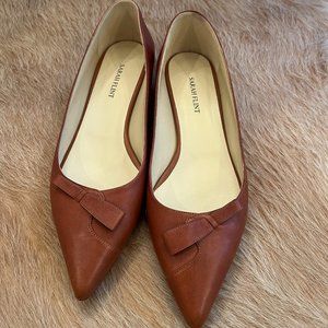 Sarah Flint Natalie Saddle Valchetta Leather Flat - Size IT 40 (~9-9.5)